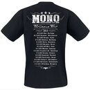 T-Shirt MONO INC. Terlingua Tour 2015 - red-blue