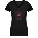 Ladies V-Neck T-Shirt MONO INC. Raven Community