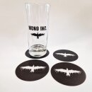 MONO INC. coaster raven (black)