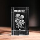 MONO INC. 3D Glaskristall mit MONO INC. Lieb Mich