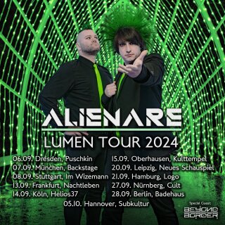 ALIENARE - Lumen Tour 2024 - 20.09.2024 - Leipzig - Neues Schauspiel