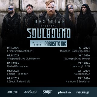 Soulbound - Obsydian Tour24 - 15.11.2024 - München - Backstage Halle