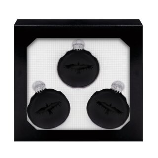 MONO INC. Christmas baubles (set of 3) (black)