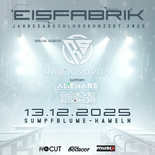 Eisfabrik - Jahresabschlusskonzert - 13.12.2025 Hameln - Sumpfblume