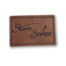 Storm Seeker - Kunstleder-Patch „Logo“ (Braun...