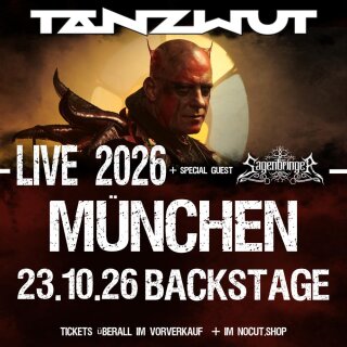 Tanzwut Live Tour 2026 23.10.2026 München - Backstage Halle
