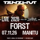 Tanzwut Live Tour 2026 07.11.2026 Forst - Manitu