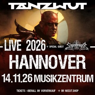 Tanzwut Live Tour 2026 14.11.2026 Hannover - Musikzentrum
