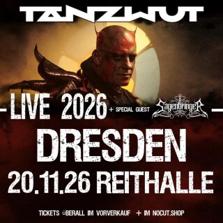 Tanzwut Live Tour 2026 20.11.2026 Dresden - Reithalle