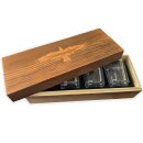 Shot Glass Set MONO INC. (4 Glasses in a Wooden Box)