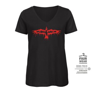 Girl-Shirt MONO INC. Raven Red